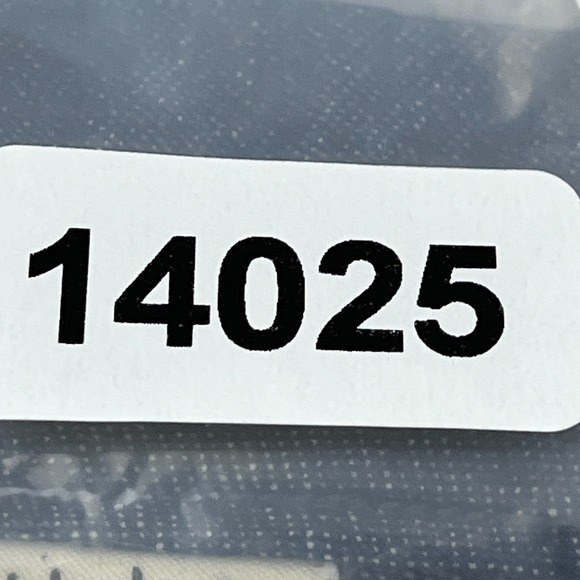 LYKKE WULLF Janae Romper Womens Small Navy Stripe 3" Denim Zip 70s Pockets Retro - Picture 12 of 12